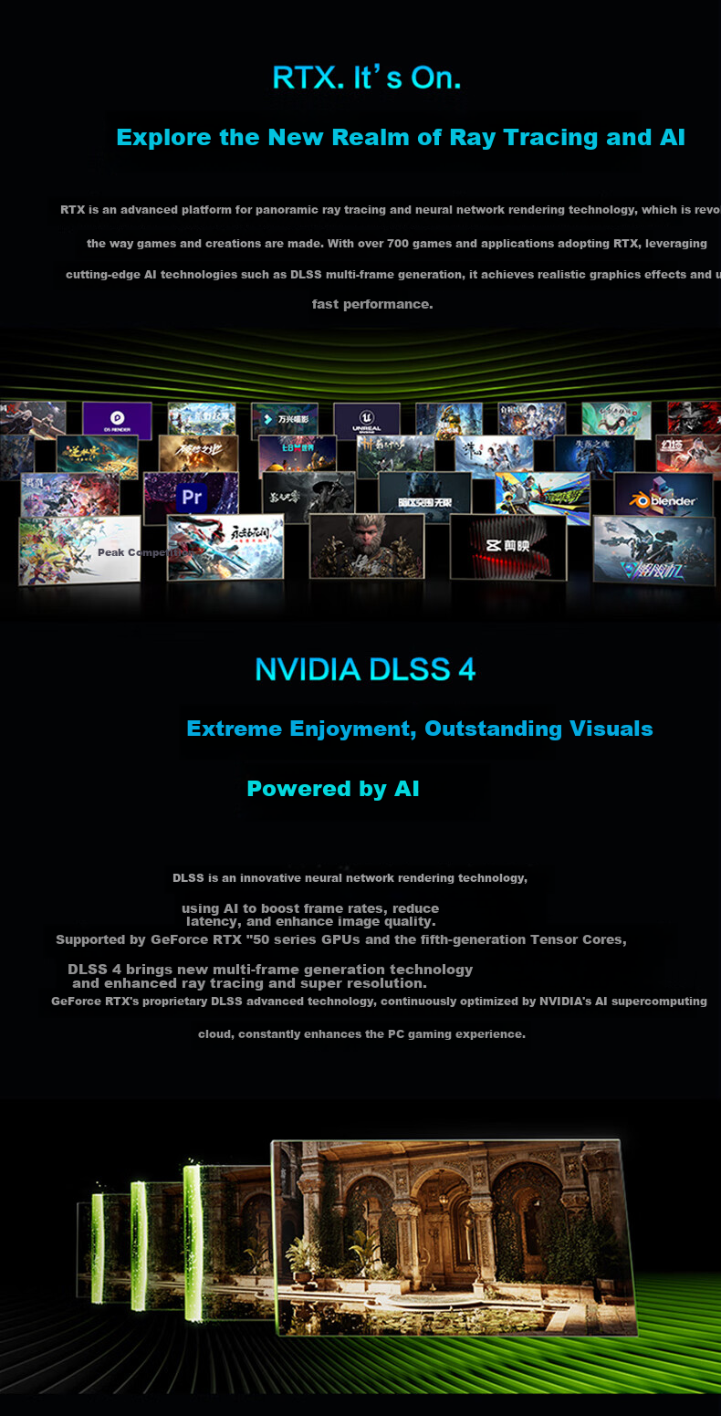 MACHENIKE Dawn S Office And Commercial High-Performance Compact Gaming Desktop Computer (I5-14400F, 16GB RAM, D5 SSD, RTX5060) 3
