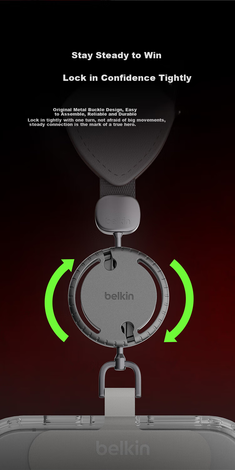 BELKIN Phone Lanyard, Phone Chain, High-End Neck Strap, Crossbody Phone Anti-Loss Strap, Phone Pad, Woven Style, Deadpool And Wolverine 5