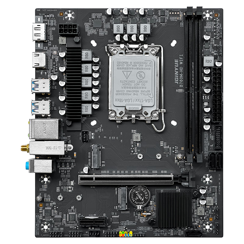 Jingyue B760M-HD WIFI Motherboard DDR4 Memory Desktop Computer Motherboard CPU Core I5 13400F/12400F/13490F (Intel B760/LGA 1700)
