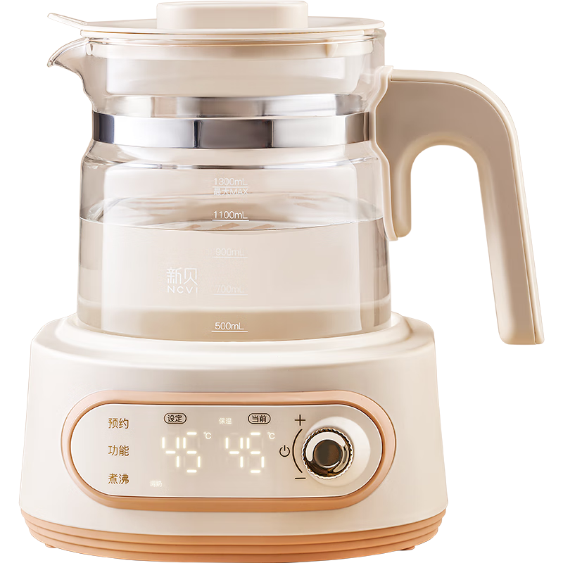 Xinbei Glass Milk Warmer with Coated Base Model 8253