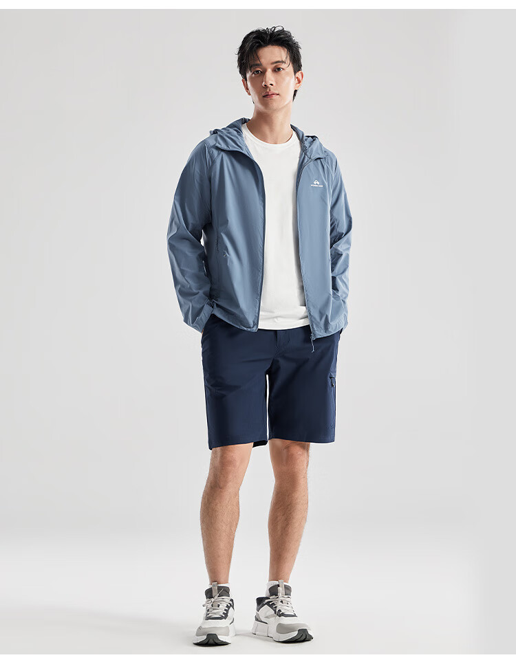 Pioneer Camp Quick-Dry Men's Summer Outdoor Water-Repellent Loose Fit Stretch Sports Casual Cargo Shorts 13