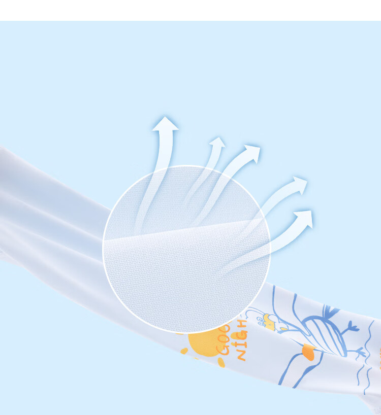 Babu Bean Kids Sun Protection Arm Sleeves Unisex Summer Ice Silk Cooling Sleeves Outdoor Baby UV Protection 4