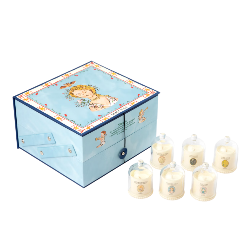 THE BEAST Goddess's Flower Crown Locket Gift Box, Aromatherapy Candle, Indoor Fragrance, Mid-Autumn Festival And Birthday Gift