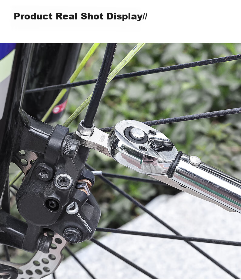 LEBYCLE Road Bike Oil Pipe Torque Wrench, Mountain Bike Brake Oil Pipe, 7-8MM Open-End Oil Pipe Screw, Locking Nut Tool 7