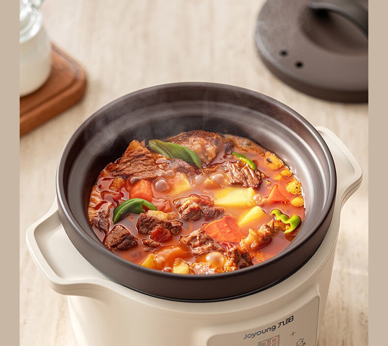 Joyoung Electric Stew Pot, Electric Clay Pot, Electric Stewing Cup, Soup Pot, High-Temperature Porcelain Bird's Nest Stew Pot, Porridge Cooking Tool, Specialized Pot for Stewing, 3L Large Capacity GD317 13