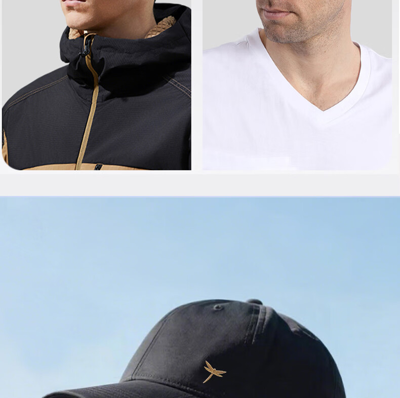 RED DRAGONFLY Baseball Cap for Men, Autumn Hard-Top Visor Cap, Large Circumference All-Season Sun Hat, UV Protection Cap for Wome 2