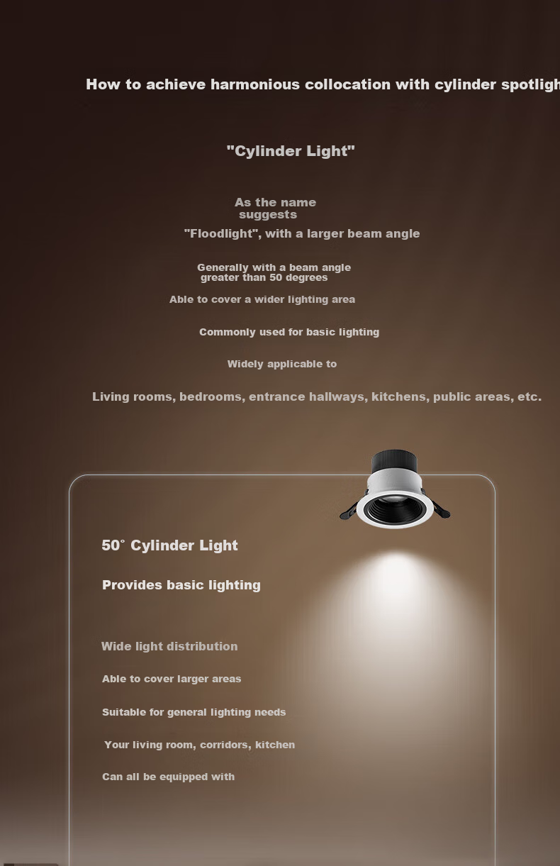 PHILIPS LED Anti-Glare Downlight, Recessed, No Main Light, Small Hill-Shaped Hole Light for Living Room Ceiling, 4W [4-Pack] 9