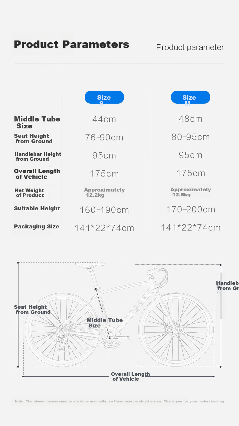 BATTLE Road Bike, 21-Speed Aluminum Alloy Frame, for Men And Women, Adults And Students, City Leisure Bicycle 19