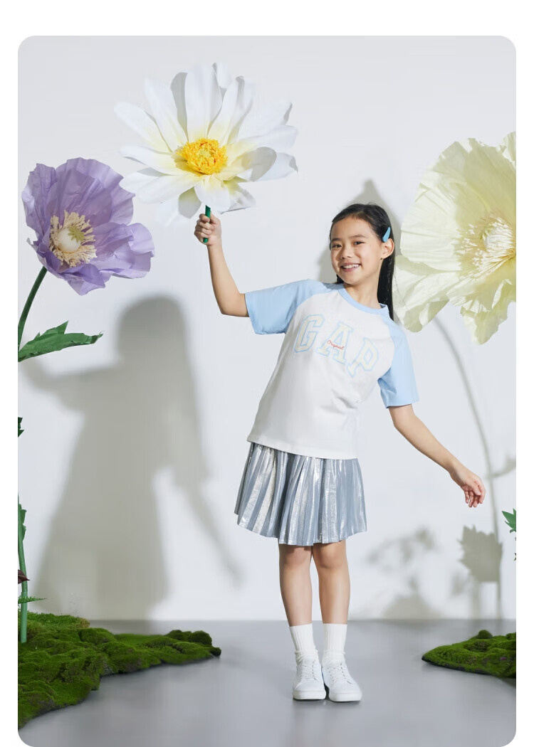 GAP Kids Unisex Summer Cotton Short Sleeve T-Shirt 838371 20
