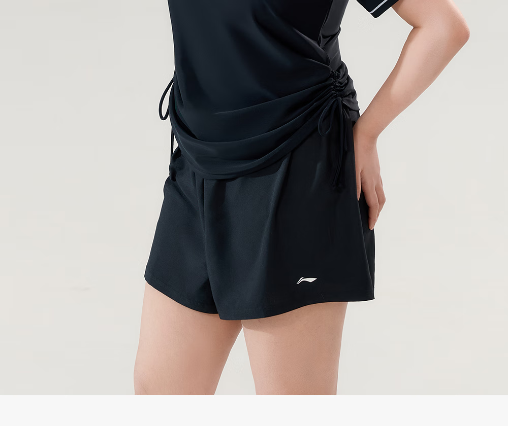 Li-Ning Swimsuit for Women, Plus Size, 200 Jin (100kg), Tummy Control, Slimming Effect, 2026 New Style, Plus-Size Two-Piece Conservative Swimwear 2