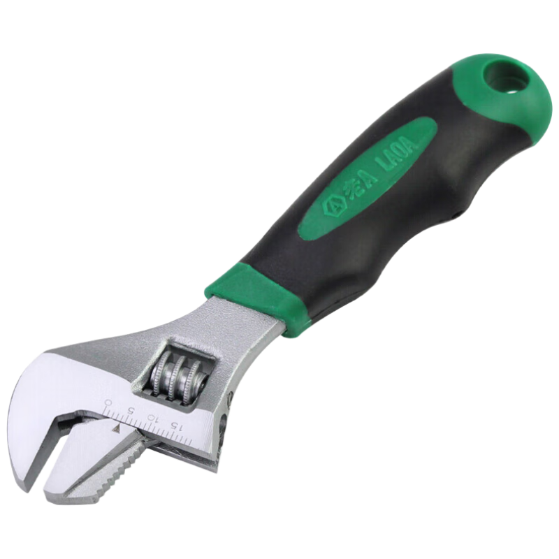 LAOA LA313106 6-Inch Short Handle Adjustable Wrench Multi-Functional Large Opening Pipe Wrench