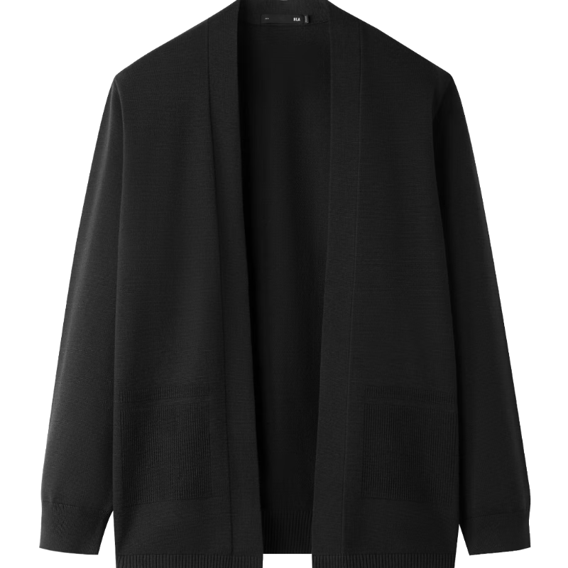 HLAHLA Men's Knitted Cardigan 25 Light Business Chic Ageless Warm Sweater Autumn
