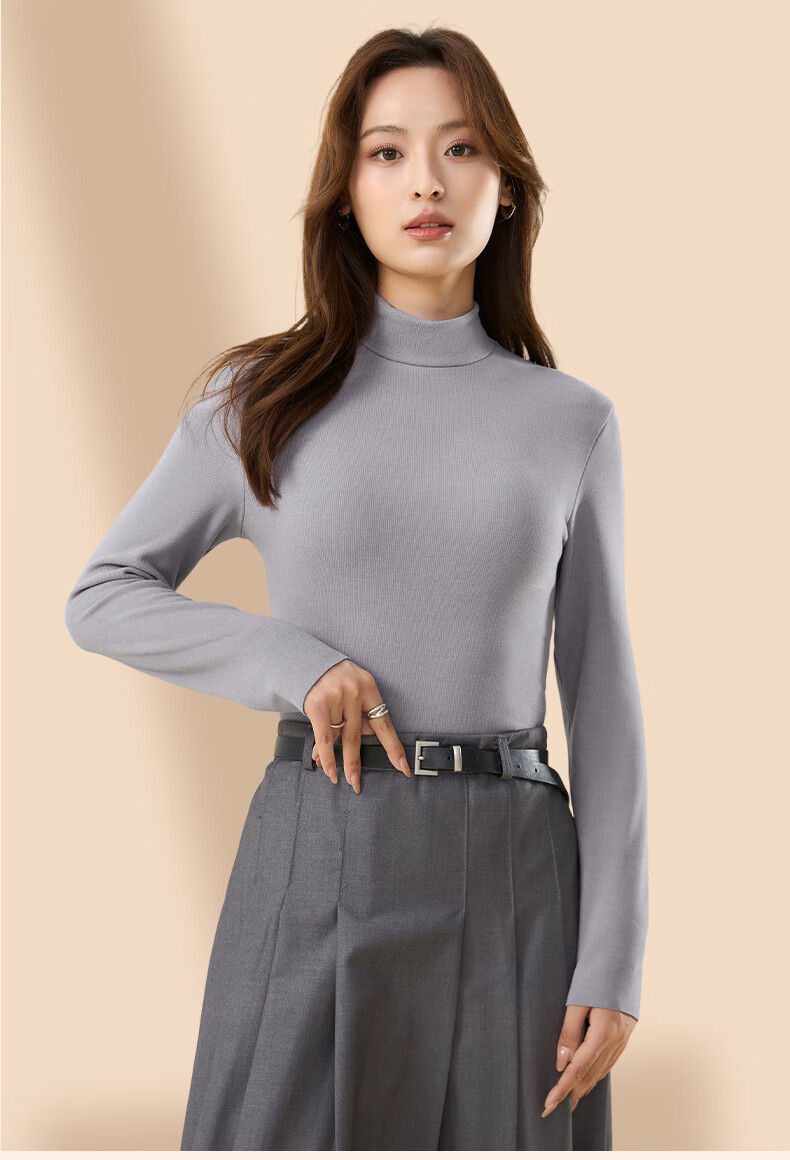 Urban Beauty Women's Thermal Fleece Loungewear 25th Anniversary Autumn Winter Long Sleeve High Elastic Anti-Static Comfortable Baselayer Top 8