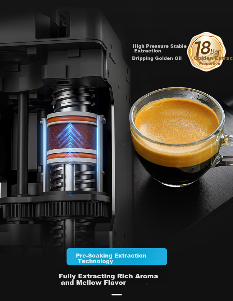 Jinu (Jetinno) [7-Day Trial] Fully Automatic Coffee Machine for Home And Office Use, Italian Grinding All-In (64mm Flat Blade), Cold Brew Coffee JL06B Ink Gray Color 12