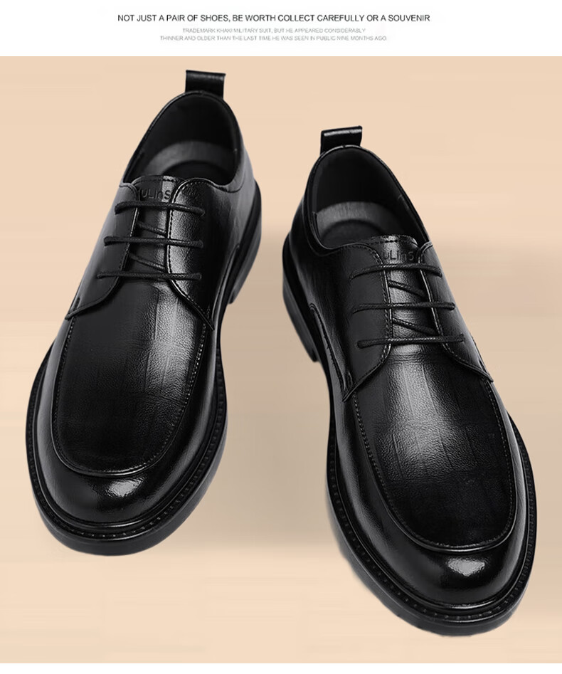 MULINSEN Men's Business Formal Leather Shoes Black Versatile Work Commuting Wedding Shoes RY9023 12