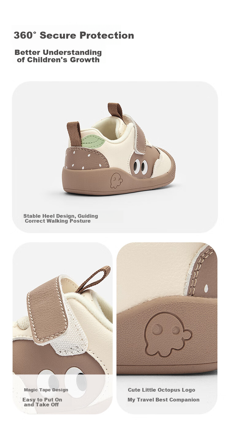 BALABALA Children's Shoes, Toddler Walking Shoes, Baby Shoes for Boys And Girls, Autumn And Winter Sports Shoes, Non-Slip 7