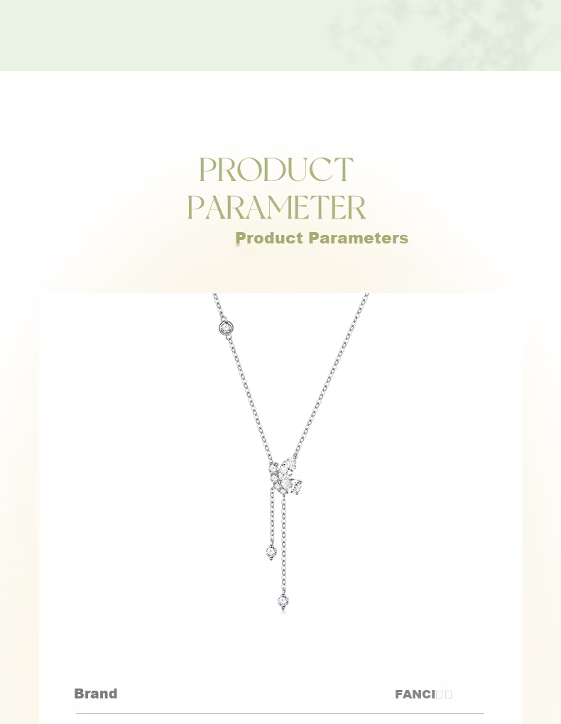 Fanci Butterfly Dance Tassel Necklace for Women with Silver Butterfly Pendant, Luxurious Jewelry, Elegant Birthday Gift for Girlfriend 6
