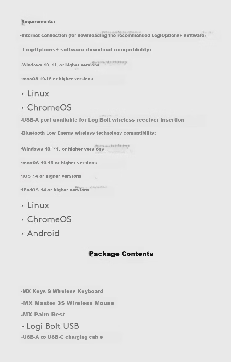 Logitech MX KEYS S COMBO Enterprise Wireless Keyboard And Mouse Combo, Premium Business Office Set, MX Keys S + MX Master 3s Black 13