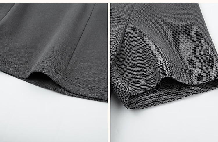 Demana Gentle Cloud Cotton Summer Relaxed V-Neck Loose Patchwork Hem Knitted Mid-Length Straight Women's Dress 11