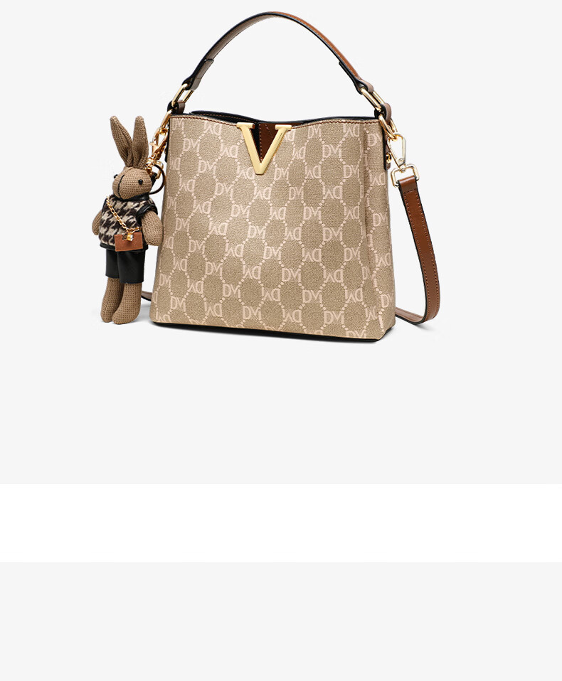 Aiqinghai Handbag, Women's Bucket Bag, Shoulder Crossbody Large Capacity Light Luxury Brand, Birthday Mother's Day Gift, Practical Present for Mom 6