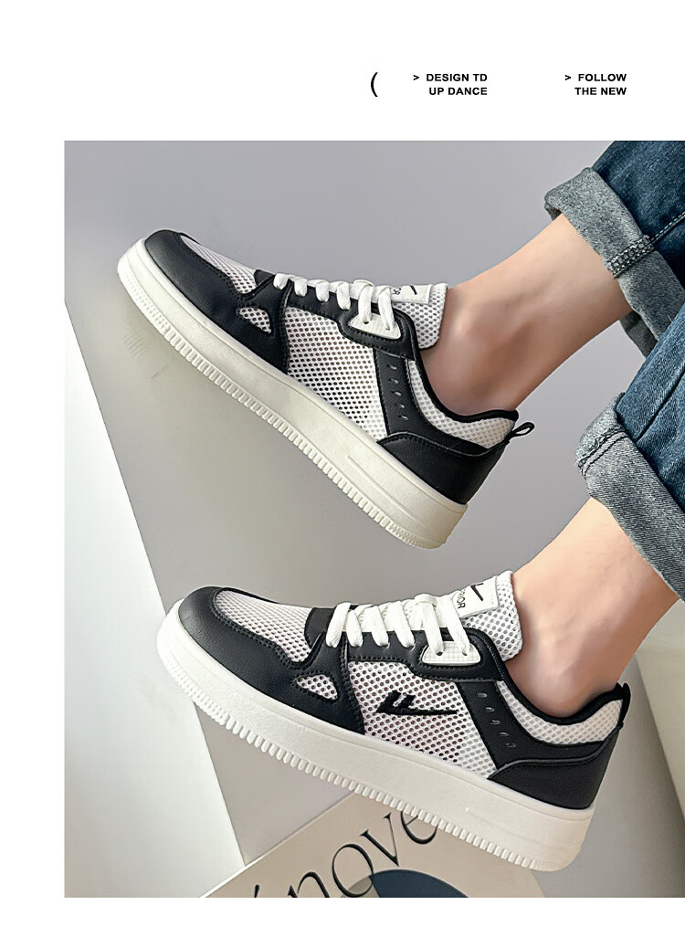 Warrior Official Men's Sneakers 2026 Summer New Comfortable Versatile Mesh Shoes Men Beige Black Size 41 13