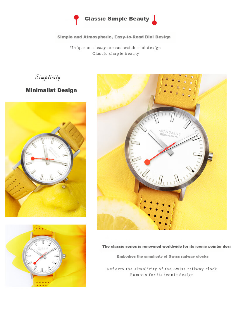 Mondaine Swiss Imported Genuine Quartz Couple Watch, Qixi Valentine's Day Gift, A660.30360.16SBE 3