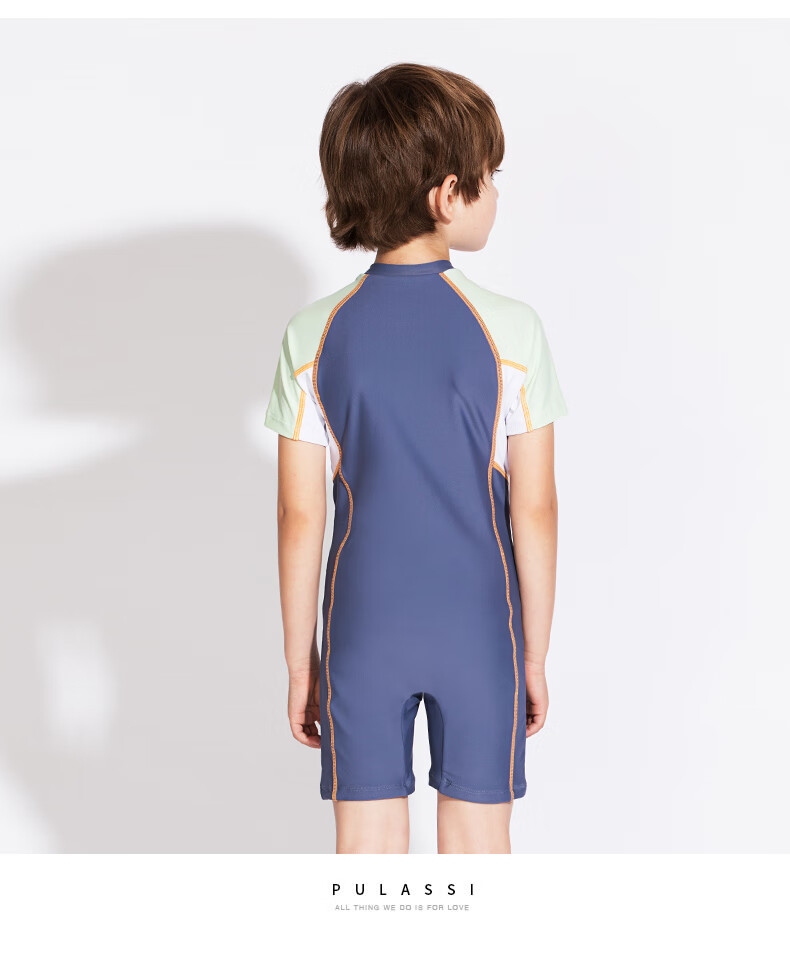 PULASSI Boys' Swimwear, Beginner Basic Style, 2026 New Youth Swimming Gear, JD Self-Operated Flagship Store 8