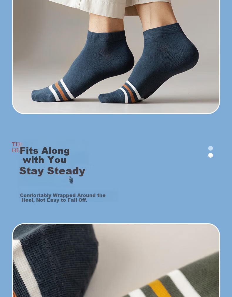 Mian Xiaonian Men's Short Cotton Socks Spring Summer [100% Pure Cotton 10A Antibacterial Deodorant] Double Ribbed Sports Style 10 Pairs Pack 16