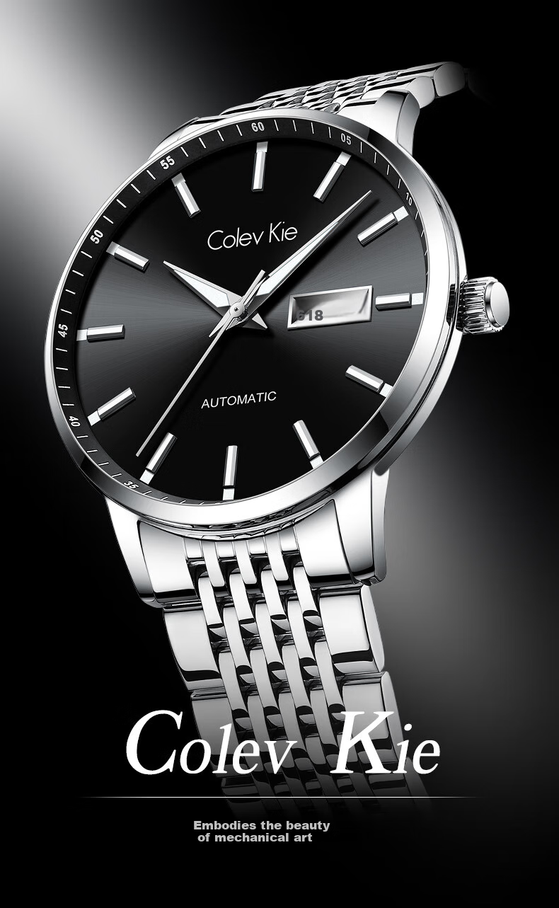 Colevkie Men's Watch, New 2026 Model, Brand Fully Automatic Mechanical Watch for Men, Waterproof, Top Ten Birthday Gift 1