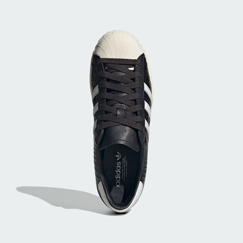 Adidas Trefoil SUPERSTAR VINTAGE Women's Shell Toe Sneakers Casual Shoes, Black, JH5710 3