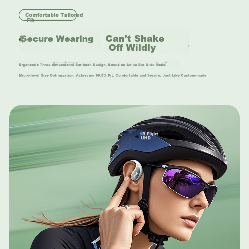 Aiwa Aw35 [Luxury New Experience], Bluetooth Headphones, Non-In Open-Ear Bone Conduction Concept, Wireless Ear-Hook Style for Sports, Compatible with Huawei, Xiaomi, Apple, Gree 22