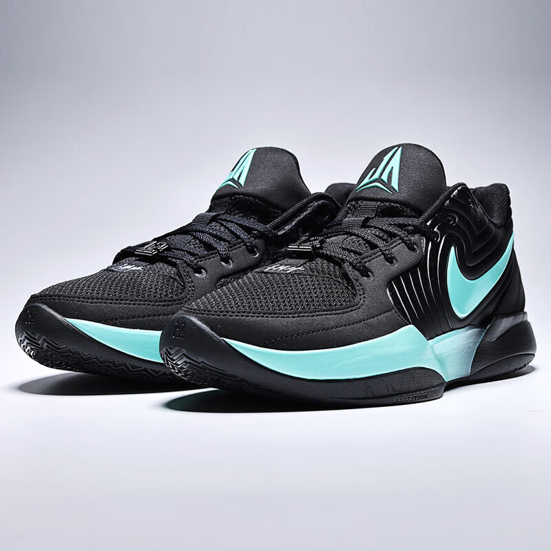 NIKE Men's Basketball Shoes, JA 2 EP Shock-Absorbing Low-Top Sneakers for Actual Combat, FD7327-003 Black, Size 40