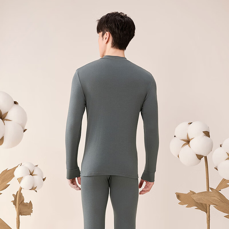 Fenteng Couples Thermal Underwear 100% Cotton Anti-Static Autumn Winter 2025 New Thermal Top and Bottom Set