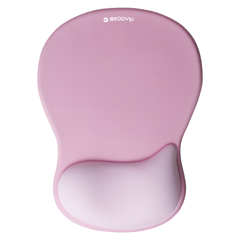 EXCO Two-Tone Pink And White Wrist Rest Mouse Pad, Large Hand Support, Gradient Computer Office Mouse Wrist Rest, Ergonomic Silicone Hand Support for Women, Non-Slip Mat 0509