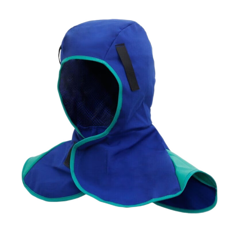 BAIGE Welding Hood Cape Hat Flame Retardant Anti-Splash Dustproof Fireproof Welding Protective Cap