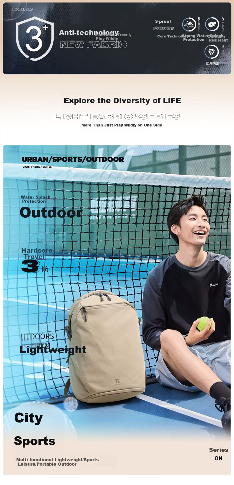 GOLF Backpack for Men And Women, Casual Laptop Bag, 15.6/16 Inch Laptop Backpack for Students, Travel Backpack 1