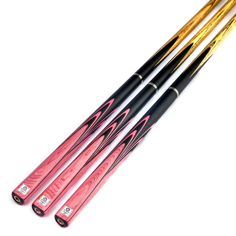 Aomi Purple Xiang Pool Cue, Black Eight Small Tip, Black 8 Chinese Eight-Ball Snooker, 16 Color Medium Tip Billiard Cue, Standard Cue 10mm