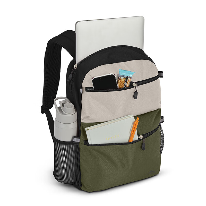 High Sierra Newcomer Lightweight Outdoor Backpack, Stress-Relieving Laptop Bag, 16-Inch Water-Resistant And Wear-Resistant Backpack, Cycling Bag