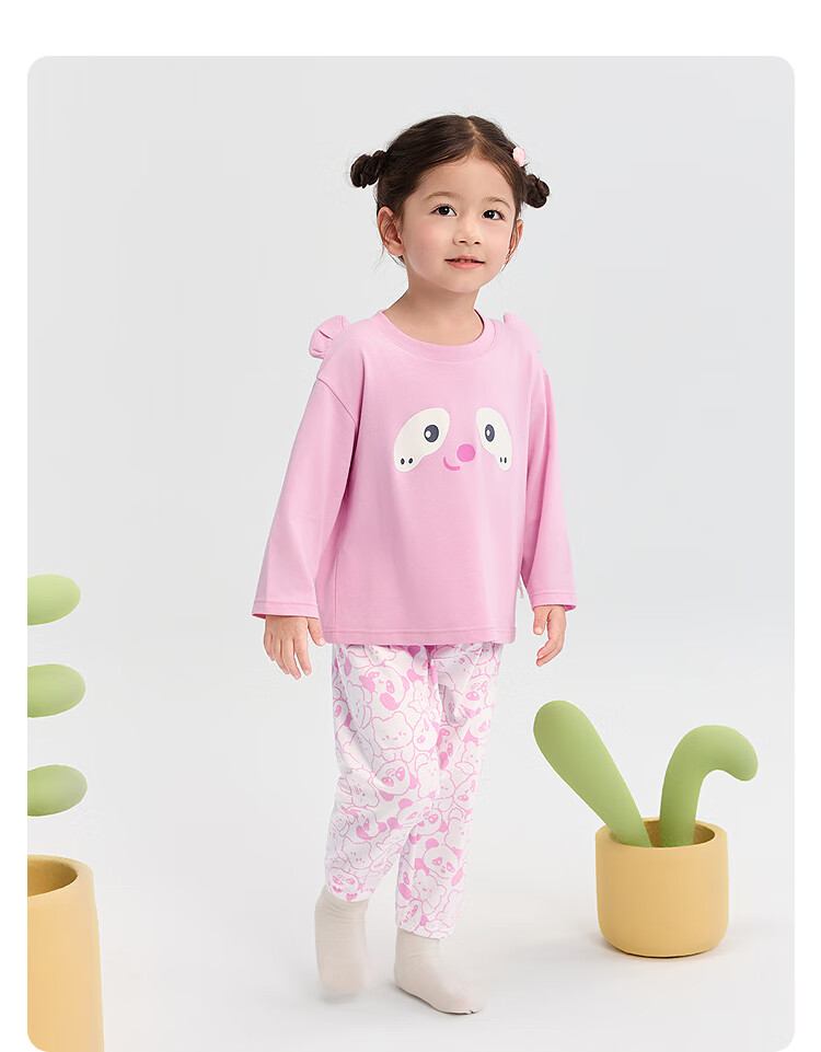 BALABALA Baby Pajama Set, Autumn Season, for Boys And Girls, Home Wear, Suitable for Going Out, Cute Design for Toddlers, 209325171201 10