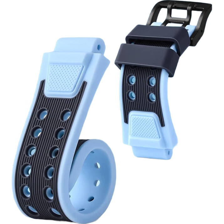 Ремешок для смарт-часов Shishan, совместимый с Xiaotiancai Watch Z6Pro/z6s/z6a, универсальный сменный ремешок для детских умных часов Q1a/D2/z9/z8/z7/z5Pro/z2/z3, силикон, небесно-голубой