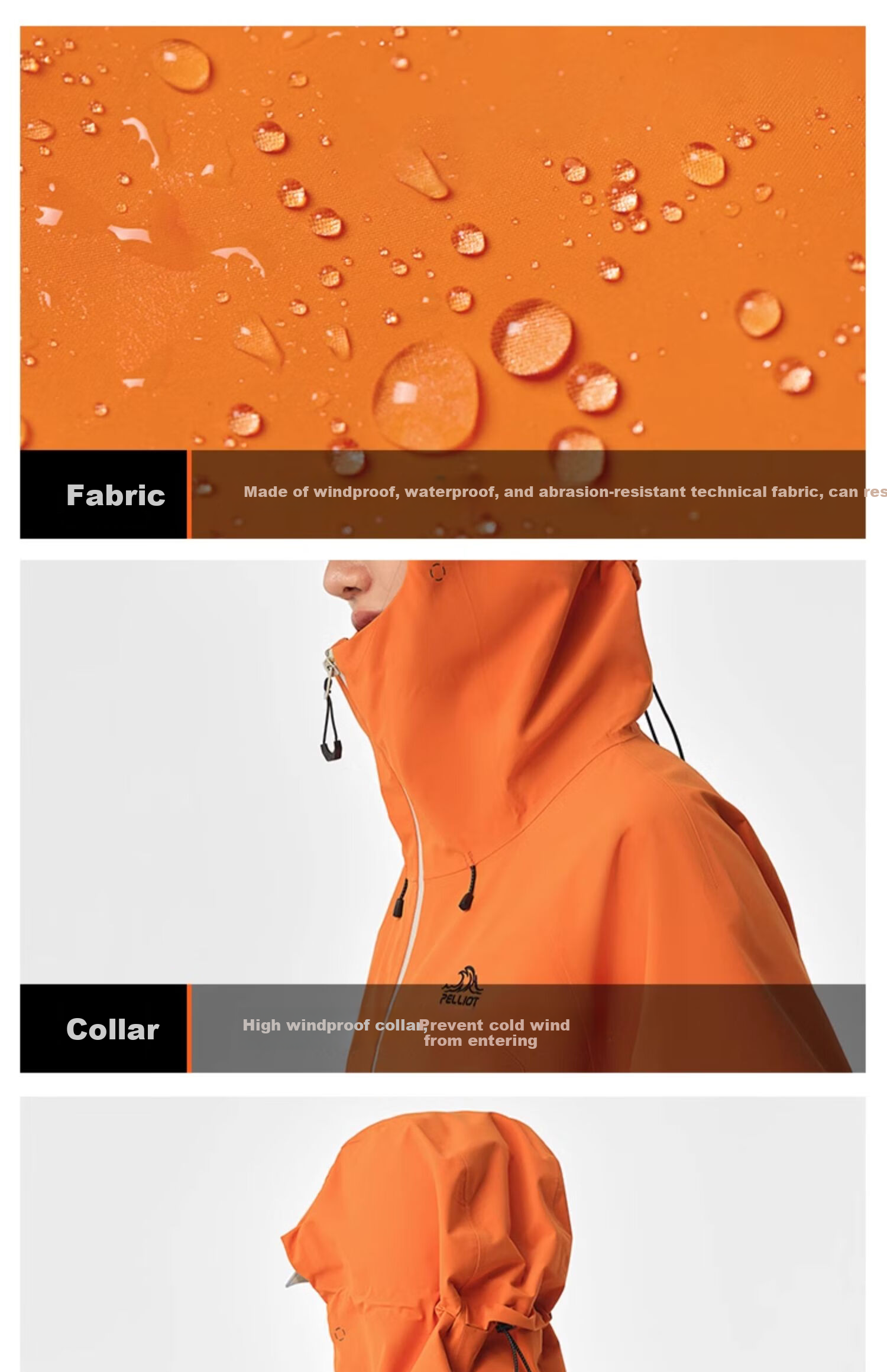 Pelliot [Shanke] Hard Shell Jacket, Outdoor New Style, Men's And Women's Windproof Waterproof Wear-Resistant Mountaineering Suit, 12340164 23
