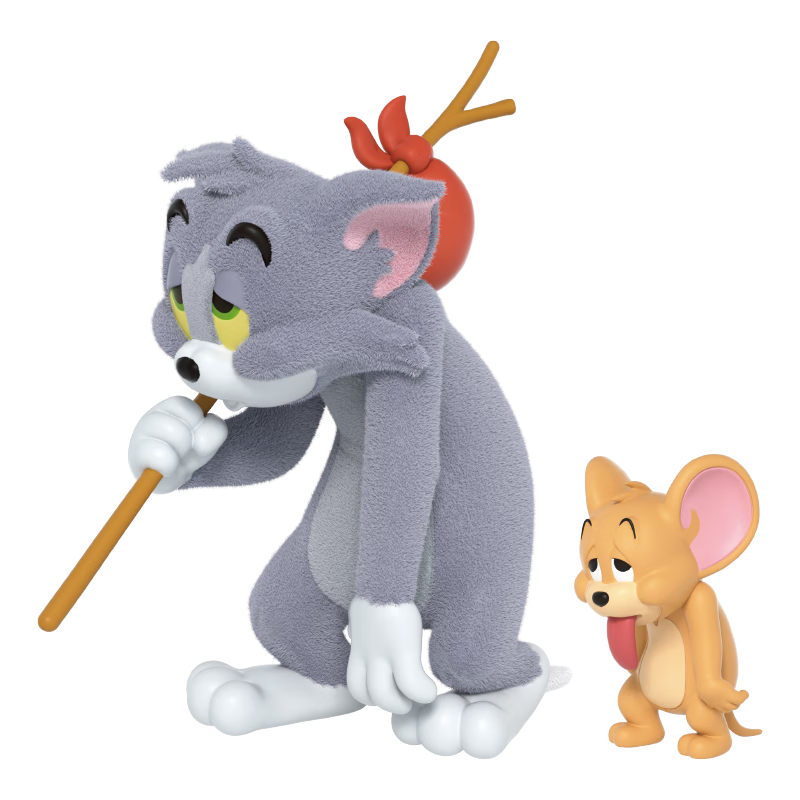 52TOYS TOM & JERRY Mental State Tasting Blind Box, Trendy Figurine, Doll, Action Figure Toy, Single Piece, Graduation Gift