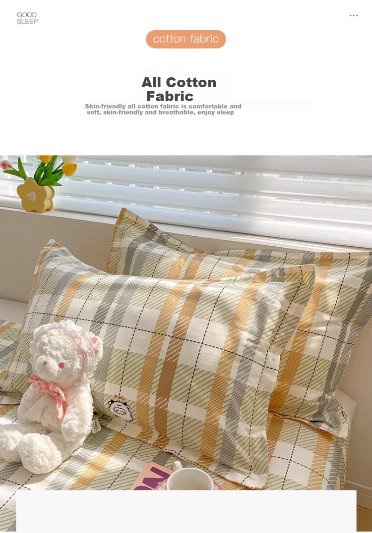 Wuyinliangpin, 100% Cotton Pillowcase, Xinjiang Long-Staple Cotton Pillow Cover, Pillowcase, Pillow Cover, 48x74cm, Single Piece, Sheep Patter 3