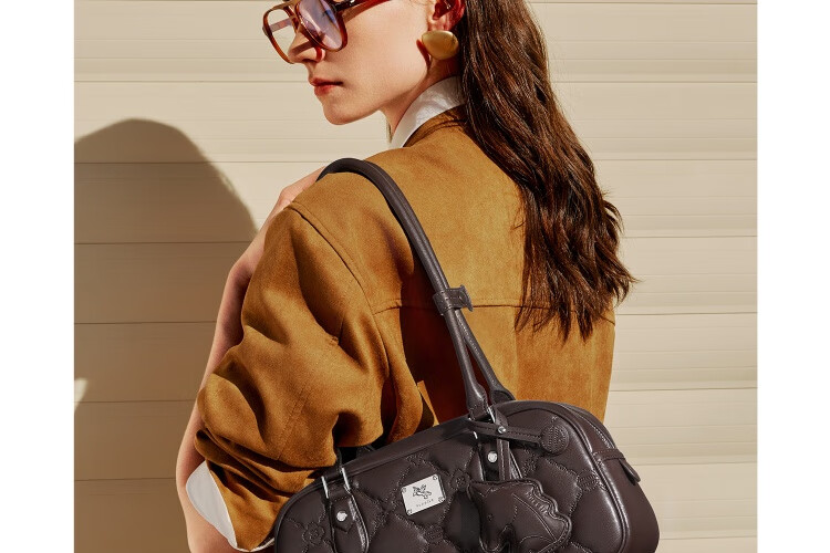 NUCELLE Pegasus Bowling Bag 2026 New Lightweight Luxury Niche Baguette Bag Women's Shoulder Underarm Bag Birthday Gift for Girls 24