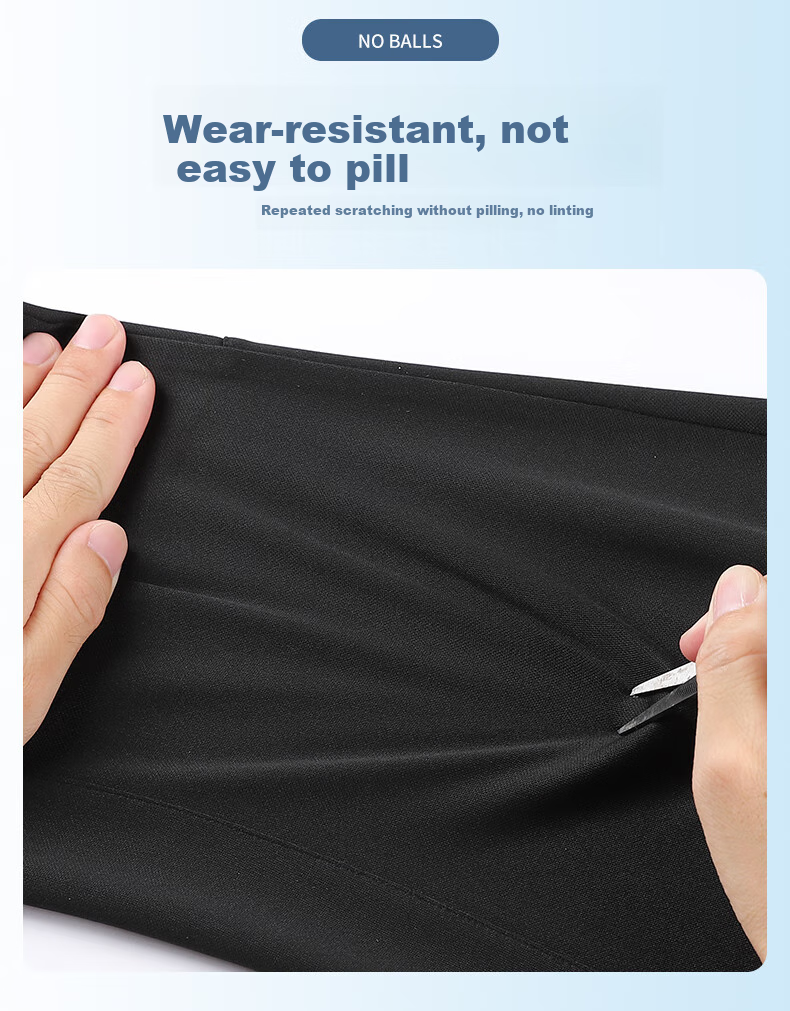 BURUITE Men's Summer Sports Pants Ice Silk Quick-Dry Lightweight Casual Fitness Running Loose Cropped Woven Pants for Physical Exam 4