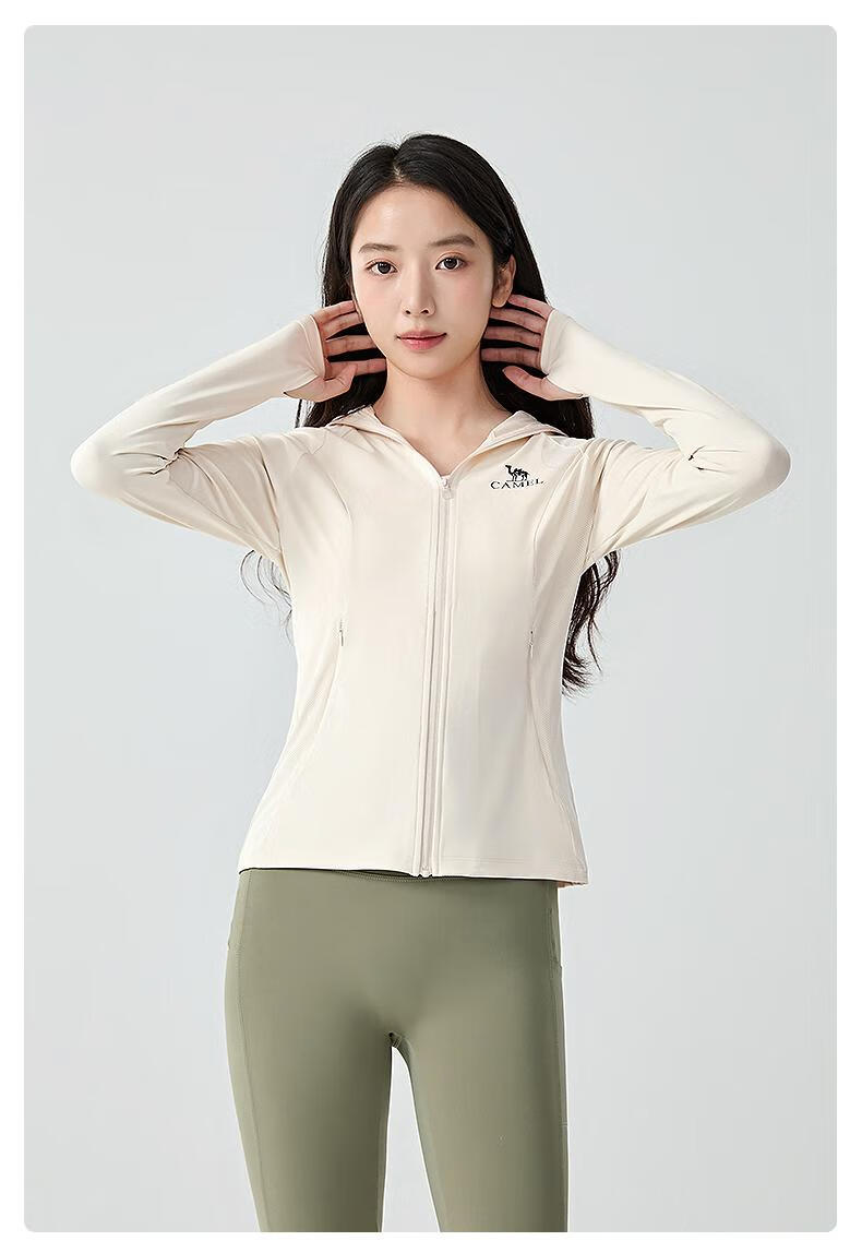 CAMEL Outdoor Sunscreen Jacket [Ice Extract Cool White Skin] Couple Style 2025 New UV Protection Cooling Original Yarn Sunscreen Clothing 28
