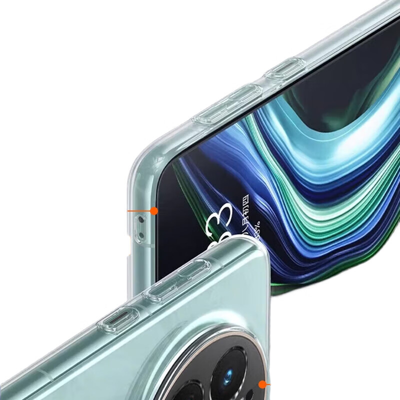 Чехол KMaxAI для Huawei Mate70, ультратонкий, защитный, для HarmonyOS NEXT Pioneer Edition, полная защита объектива, противоударный, простой, кристально чистый TPU, прозрачный