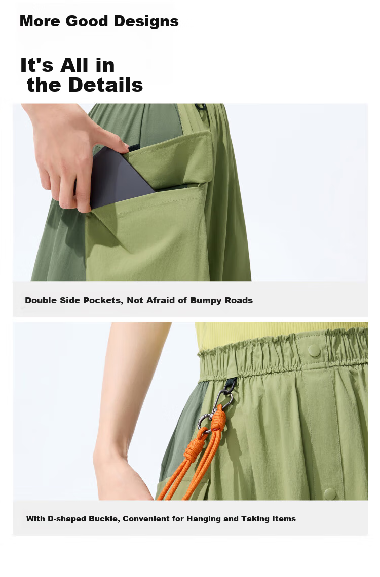 Beneunder Women's A-Line Skirt, Pleated Mid-Length Sun Protection Water-Repellent Workwear Umbrella Skirt, 2025 New Spring And Autumn Style WR237 9