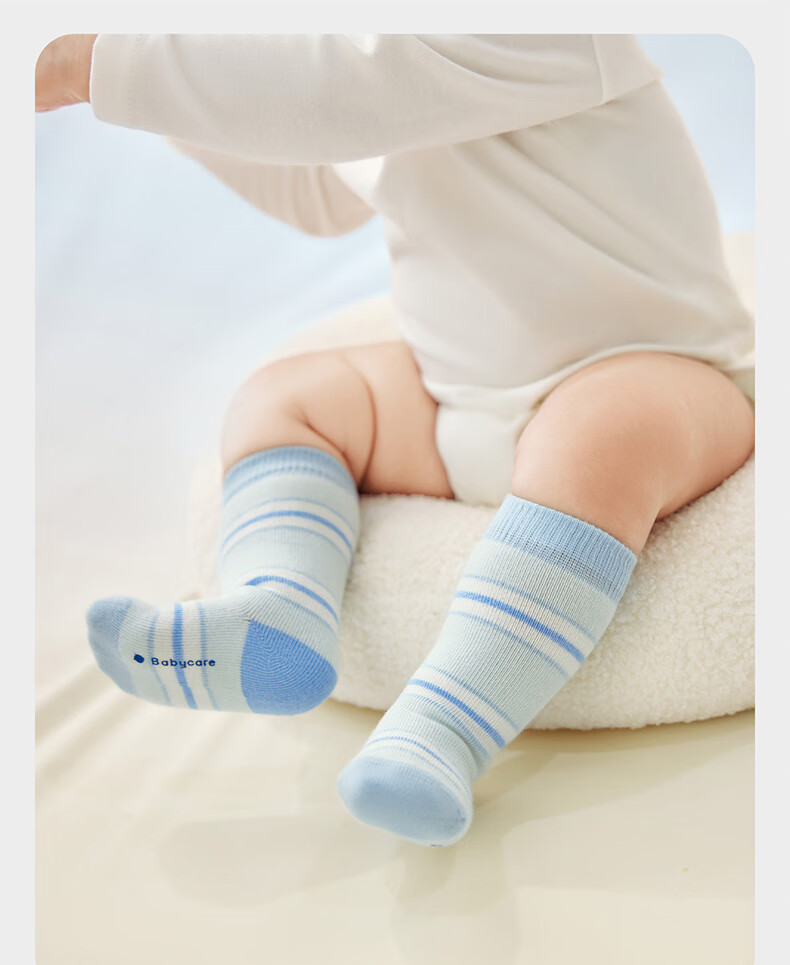 Babycare Children's Socks Autumn Winter Thickened Cotton Floor Socks Baby Socks Newborn Socks Brown Bear Dream 3 Pairs S 20