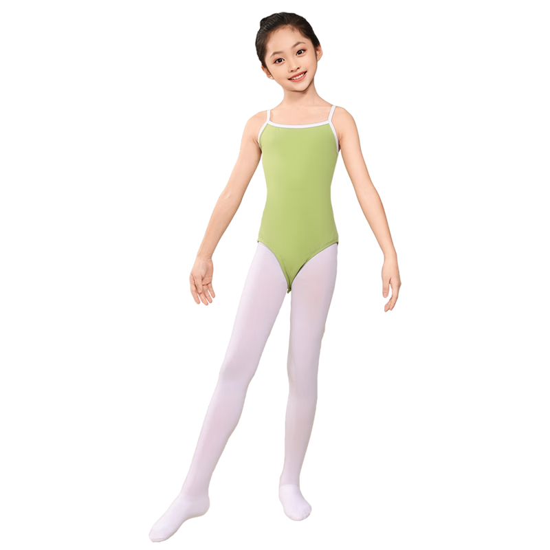 Guniya Children's Dance Socks Yoga Tights Girls Professional Dance Leggings Practice Socks Nude Color (2XL)